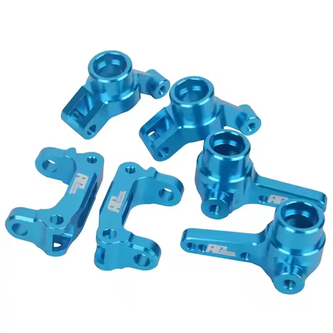 Aluminum Front Rear Uprights Knuckle Arms C-Hubs for Tamiya GF-02 GF-01 WR-02C WR-02CB WR-02G TL-01
