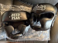 泰拳 拳擊 頭套 頭盔 fairtex deepfear boxing headgear