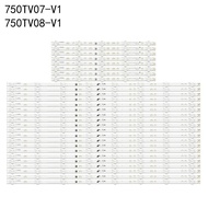 28pcs/Kit Jalur LED Baru Untuk TV SONY 75 KDL 75W850C KDL 75W855C S750HF59 750TV07 V1 750TV08 V1 CX 