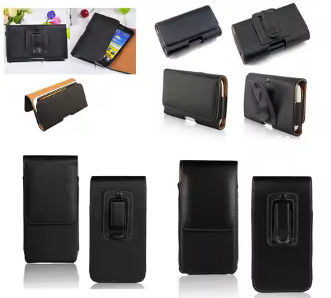 Leather Pouch Holster Belt Clip Case For Nokia 105 2017/Nokia 130 2017 Nokia 130 Dual Sim E73 Mode E