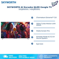 SKYWORTH 55"/ 65" Global First AI Karaoke QLED + TV Q8500G 120Hz Gaming TV 4K UHD DOLBY VISION ATMOS