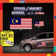 TBF Sticker Magnet Poster Malaysia Flag Bendera Merdeka Sticker Merdeka Car Sticker Car Accessories