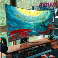 AVNEV TITAN ARMY 32 inch 4K ultra clear monitor computer 1500r large curved screen wide color gamut design drawing ps5 office 100%ntsc QIEUT