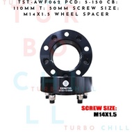 TST-AWF062 PCD: 5-150 CB: 110MM T: 50MM SCREW SIZE: M14X1.5 WHEEL SPACER