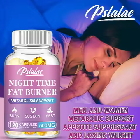 Night Time Fat Burner - Boost Metabolism, Suppress Appetite Diet,Healthy Weight Management Supplemen