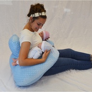 Baby Pillow for Twin Multifunctional Nursing PillowBreastfeeding, Bottlefeeding, Tummy Time, Reflux,
