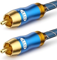 EMK Digital Coaxial Audio Cable for Audiophile 75-Ohm SPDIF Coax Subwoofer Cable RCA to RCA with OFC