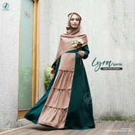 Gamis Lyra Original by Alwa Hijab - Dress Saja -Gamis remaja terbaru - Gamis terlaris 2025