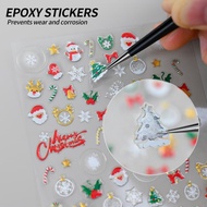 CHRISTMAS NAIL STICKERS CODE D