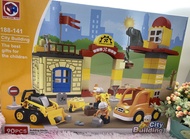 🌈พร้อมส่ง! ของเล่นเด็ก ตัวต่อ บล็อกใหญ่ Building Block ตัวต่อชุดวิศวกร ตัวต่อรถตัก ตัวต่อเมือง Const