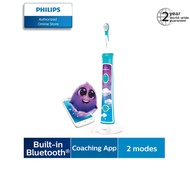 Philips Sonic electric toothbrush for kids with built in bluetooth, coaching app HX6321