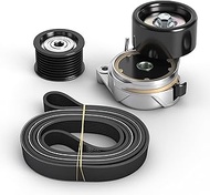 90K-39185 Serpentine Drive Belt Tensioner Kit, Drive Belt Tensioner and Idler Pulley Serpentine Belt