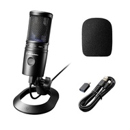 Audio-Technica AT2020USB-XP Condenser Microphone with Noise Reduction and Auto Gain Control for Gami