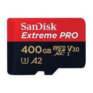 ☆晴光★ Sandisk Extreme Pro MICRO SDXC 400G 170MB 記憶卡 公司貨