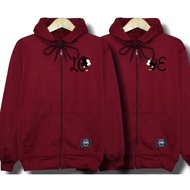 ZEYA Couple Zipper Jacket 2 pcs Couple zipper hoodie/ 2 Couple zipper jacket/ Couple clothes/ Couple