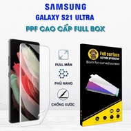 Genuine Moxiao Xing Samsung S21 Ultra full screen transparent PPF screen protector - Samsung Galaxy 