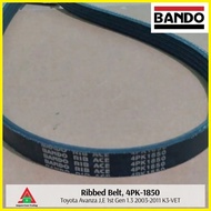 ♞4PK-1850 Bando Drive Belt For Toyota Avanza (Gen 1) 2007-2011