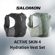 Salomon Active Skin 4 Set Hydration Vest Backpack – 4L Trail Running Pack