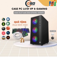 Core i5/i7 Gaming Computer PC Case Set 8G/16Gb Ram, 128G/256G SSD, 1050Ti VGA Plays Every Game Smoot