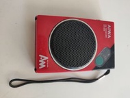 AIWA AR-888稀少紅色。正常可以用AM收收音機。值得收藏。
