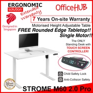 OFFICEHUB Height Adjustable TABLE M60 Pro 2.0 Standing Desk Standing Table Ergonomic Table Study tab