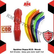 Spakbor Depan KLX 150 BF Dtracker D Tracker Variasi Modif Hitam Putih Kuning Hijau Merah Orange Biru
