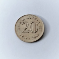 Koin lama 20 sen Malaysia 1981