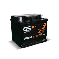 Gs Battery รุ่นLBn1-Din45(45แอมป์)กว้าง17ยาว21สูง19เซนติเมตร