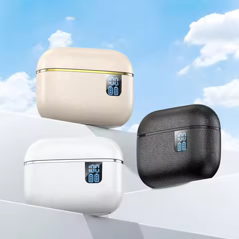 YX07 ENC Wireless Earbuds Bluetooth5.3 Stereo Sports Earphones Noise Reduction Headset LED Digital D