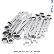 RATCHET WRENCH WRENCH/ 2-IN-1 8MM REVERSIBLE WRENCH