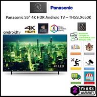 Panasonic TV 55 Inch 4K HDR Android TV – TH55LX650K