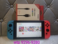 Switch  大電版 電力加強版 續航版  雪白靚Mon
