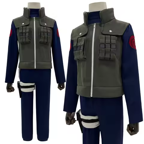 HOLOUN Anime Hatake Kakashi Cosplay Costume Vest T-shirt Pants Pouch Cos Convention Gift Halloween C
