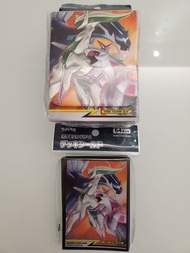 Pokemon TCG 阿爾宙斯&帝牙盧卡&帕路奇亞TAG TEAM GX卡盒&卡套
