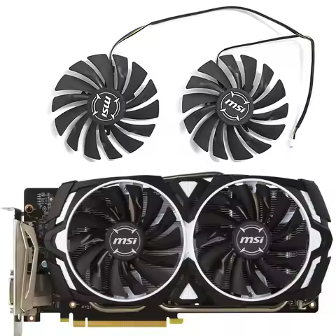95MM PLD10010S12HH Cooler Fan For MSI Radeon R9 380 Armor 2X GTX 1060/1070/1080 TI RX 470/570 RX580 
