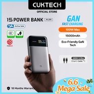【3C  Certification】CUKTECH GaN Power Bank 100W Fast Charging 15000mAh Xiaomi 90W Max Samsung 45W