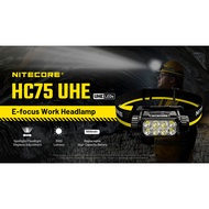NITECORE HC75 UHE 3000 lumens support USB-C direct charging outdoor headlights