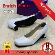 🚚ส่งเร็ว🚛ส่งด่วน👟สินค้าใหม่✨รองเท้าคัชชูหญิง (นักศึกษา) Enrich Piners รุ่น 63F29 ส้น 2 นิ้ว สวม ทน สวมใสสบายเท้า