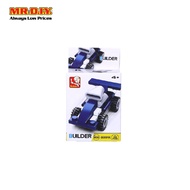 SLUBAN Blue F1 Racing Car Building Blocks Toy Model