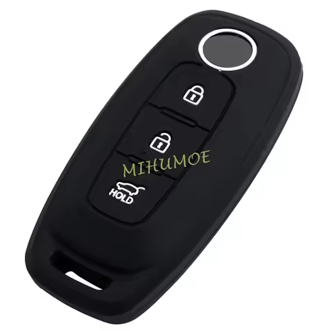 3B Silicone Car Remote Key Case Cover Chain Ring Holder For Nissan Qashqai J12 X-Trail T33 Kicks Ari