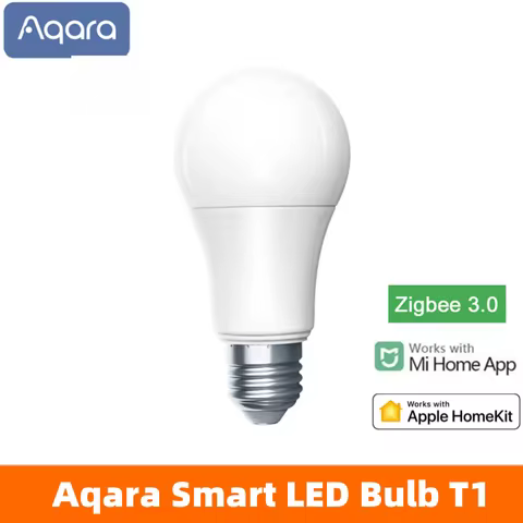 Aqara LED Bulb T1 Zigbee 3.0 Bluetooth E27 2700K-6500K White Color Smart Home Remote LED Light Lamp 