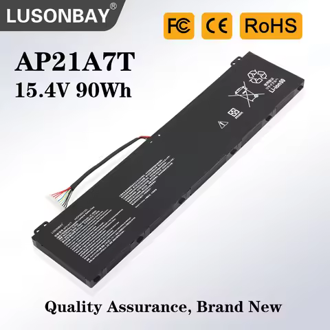 LUSONBAY AP21A5T AP21A7T AP21A8T Laptop Battery For Acer Nitro 5 AN517-55,Predator Helios 300 PH317,