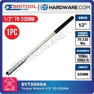 BRITOOL EVT3000A TORQUE WRENCH 1/2" 70-330NM/50-250LBF
