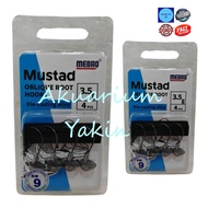 4077 MEBAO MUSTAD OBLIQUE ROOT JIG HEAD FISHING HOOK MATA KAIL UMPAN PANCING