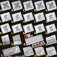 2024 2024 Core i9 i7 Supreme CPU Sticker Core Supreme Computer Metal Sticker Notebook Desktop Phone