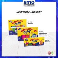 NIKKI MODELLING CLAY COLOUR - FLUORESCENT & BOLD COLOUR