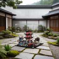 Clear Acrylic Dustproof Box 透明亚克力防尘盒 Kotak Telus Anti Debu For Lego 70751 Airjitzu Temple