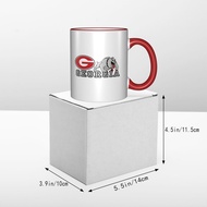 Georgia Bulldogs (1) Mug Creative Coffee Cup Couple Simple Ceramic Unique Trendy Ceramic Drinking Cu