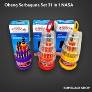 Terbaru NASA Obeng Hp Botol 31 pcs Obeng Jam Tangan Kacamata Laptop