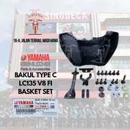 【 100% ORIGINAL 】 BAKUL TYPE C USB BDK-F489A-10-ACC MOTOR YAMAHA LC 135 V8 FI SE SPECIAL EDITION BOX